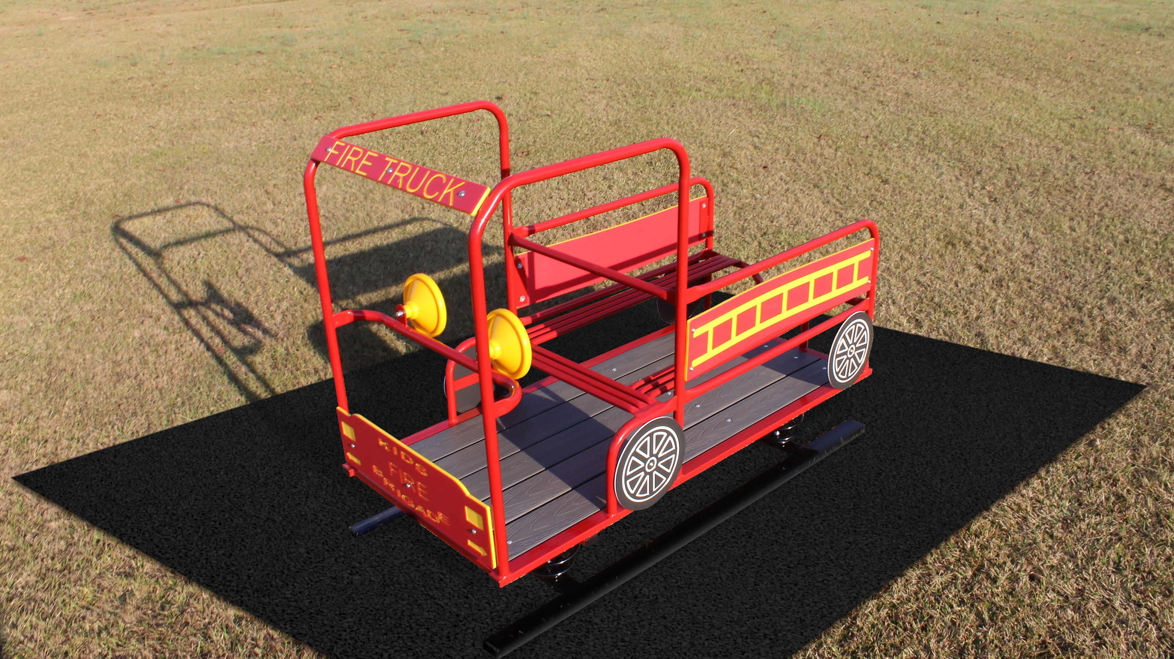 Fire Truck Multi Passenger Spring Rider