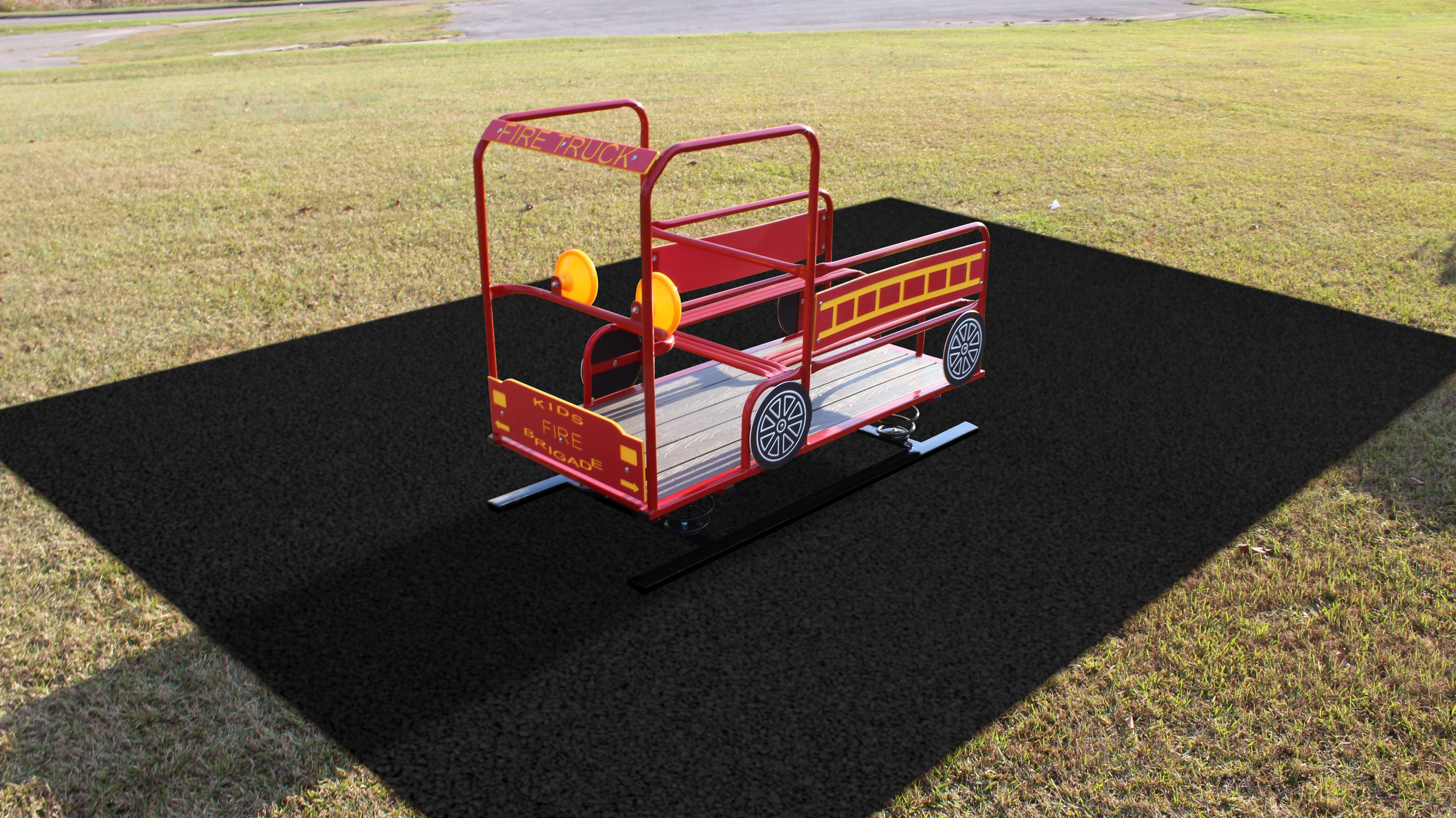 Fire Truck Multi Passenger Spring Rider