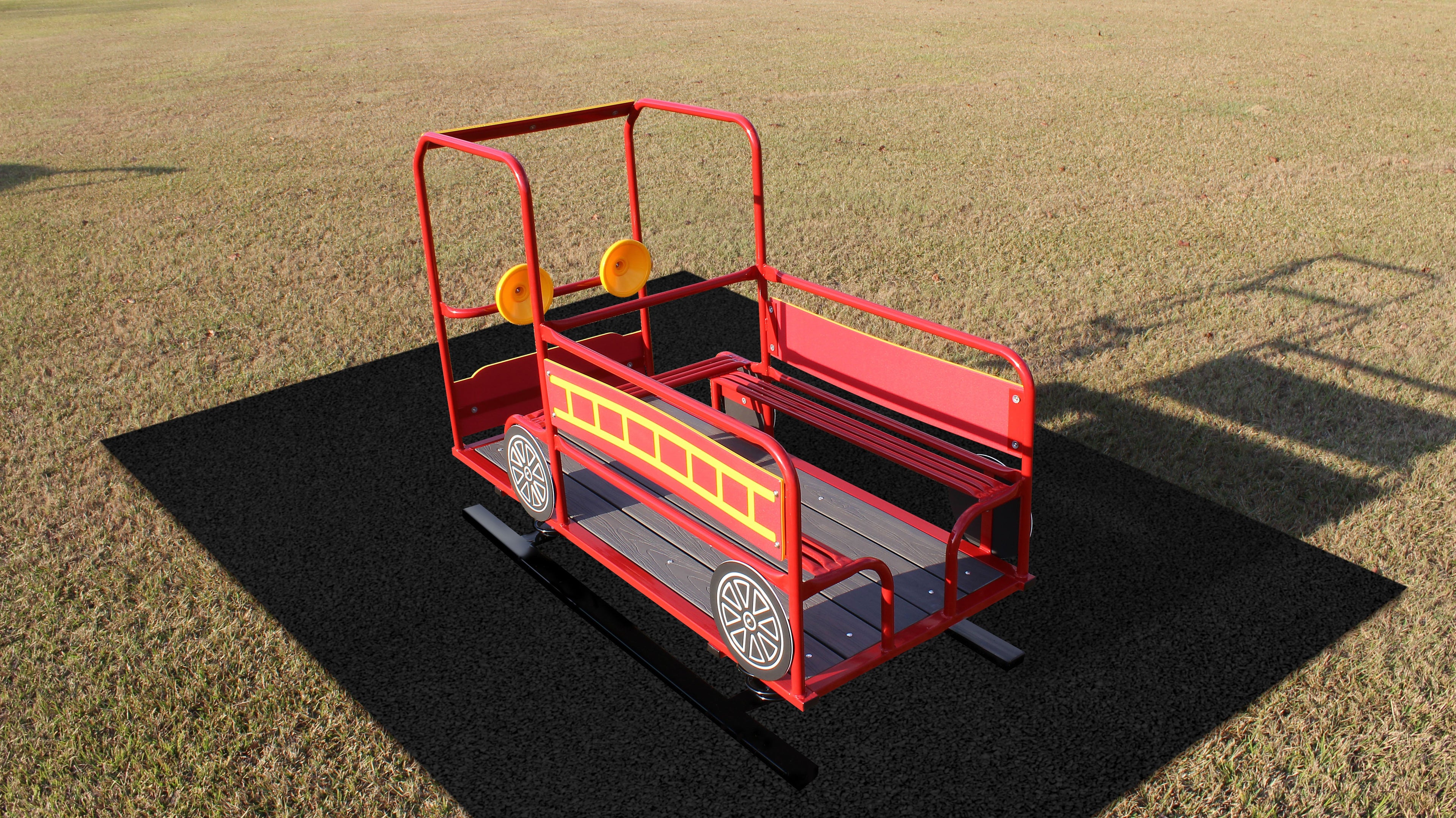 Fire Truck Multi Passenger Spring Rider