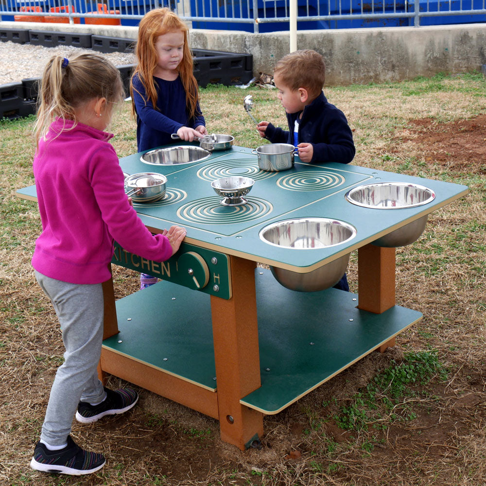 Island Mud Kitchen Commercial Play Event