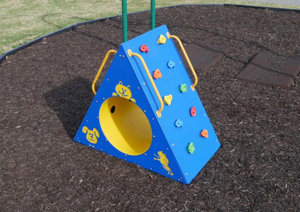 Climbing Wall With Tunnel