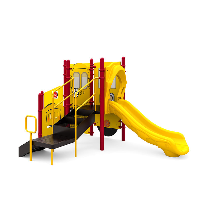KidzBus School Bus with Slide