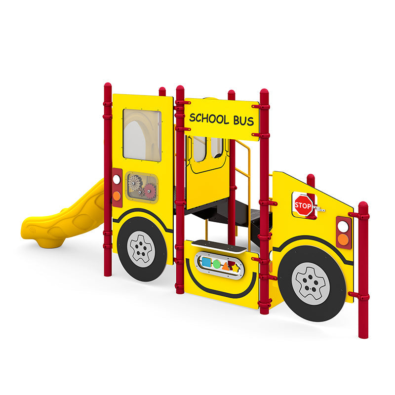 KidzBus School Bus with Slide
