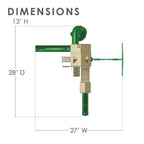 Treasure Trove II AP Wooden Swing Set