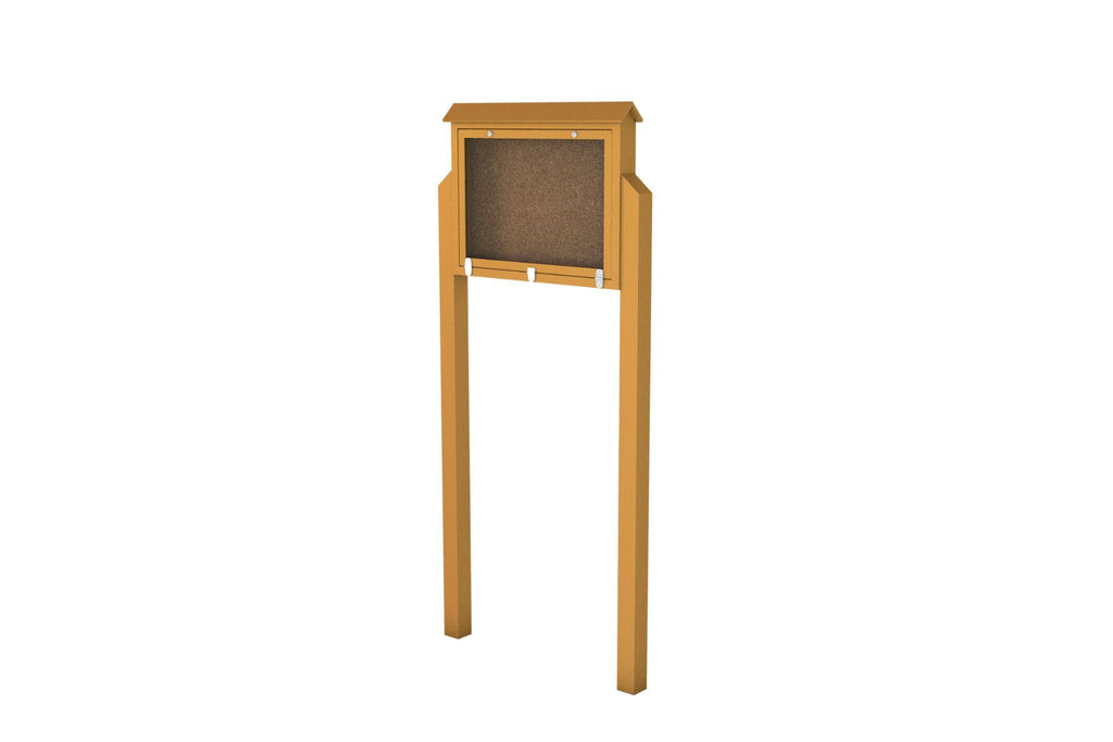 Medium Recycled Plastic Hinged Message Center