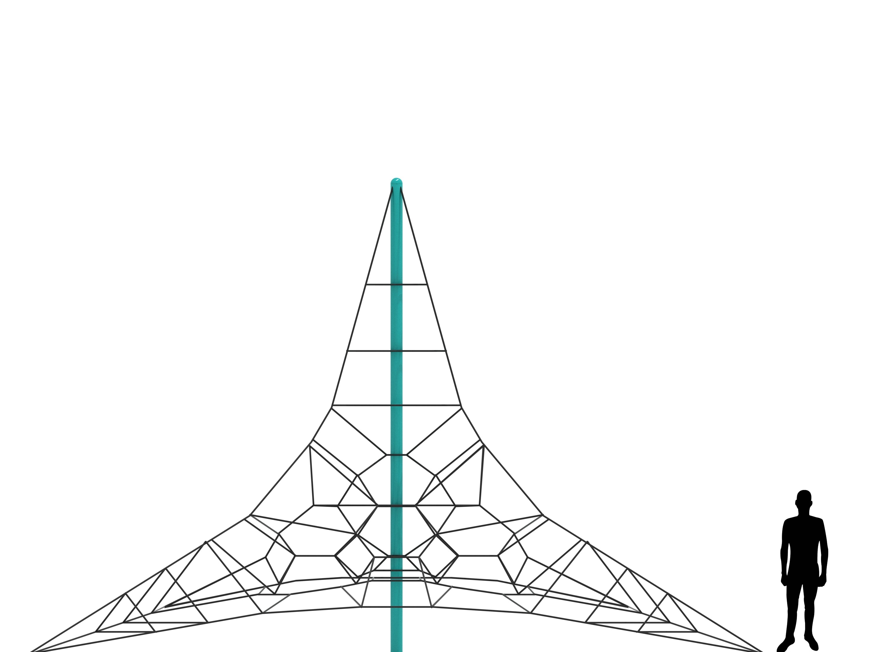 Interstellar Incline Net Climber