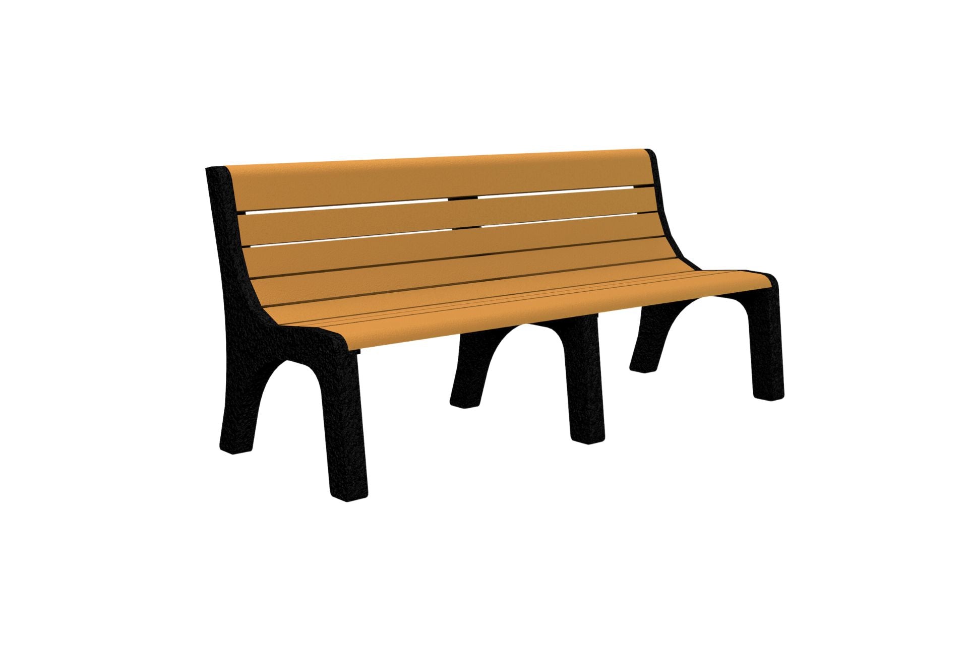 Newport Recycled Plastic Park Bench