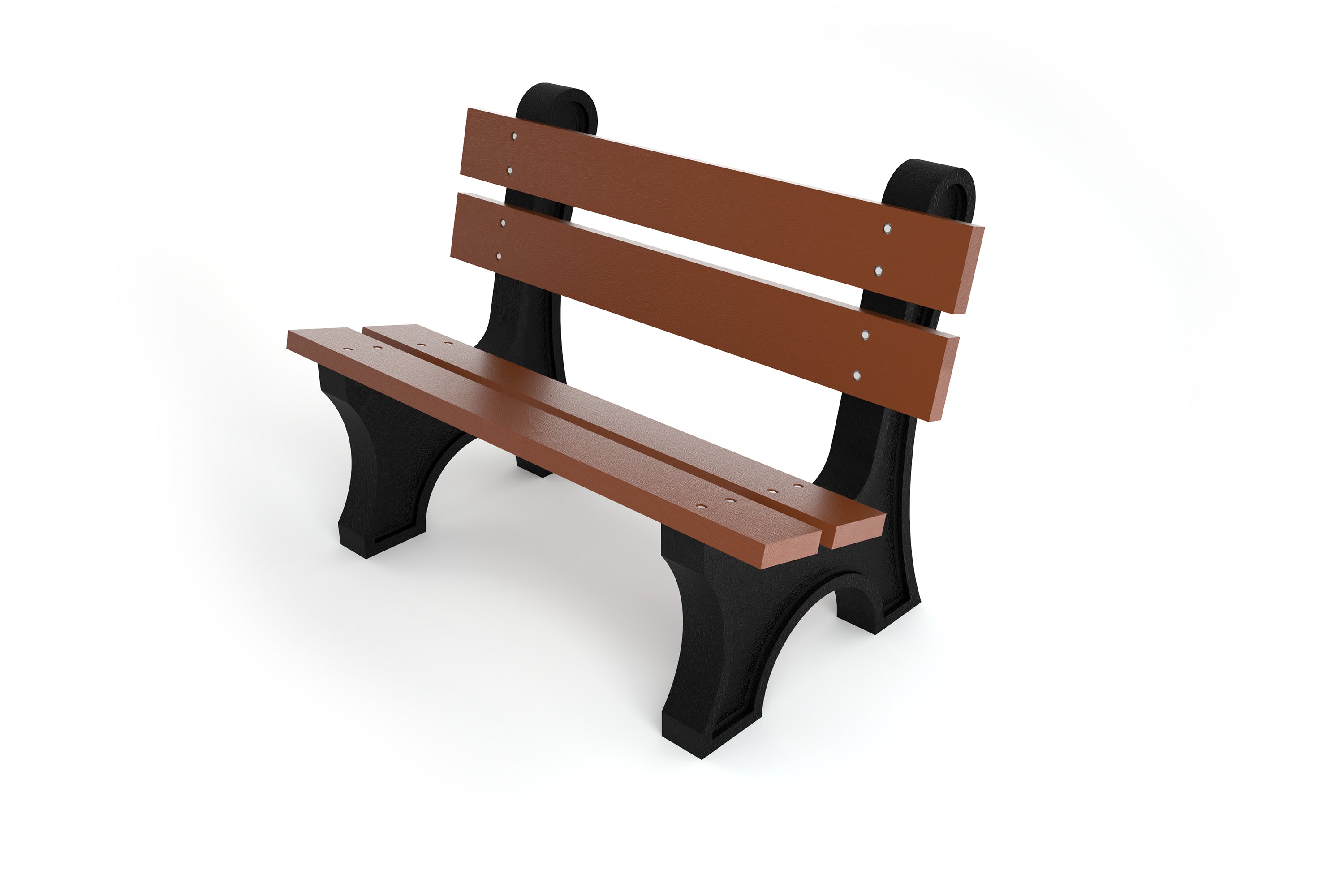 Colonial Recycled Plastic Park Bench