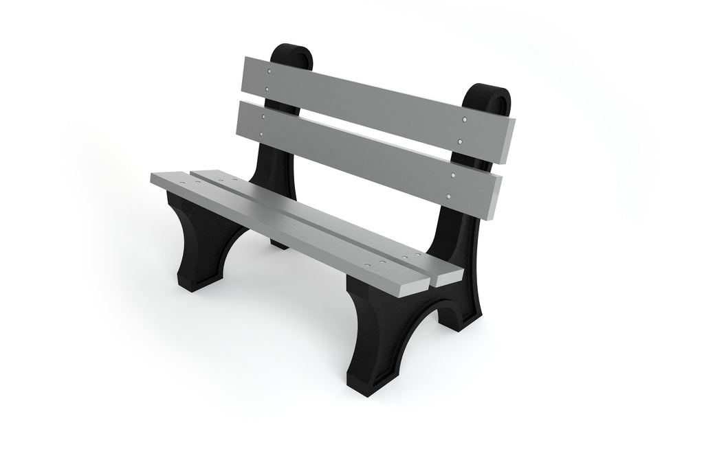 Colonial Recycled Plastic Park Bench