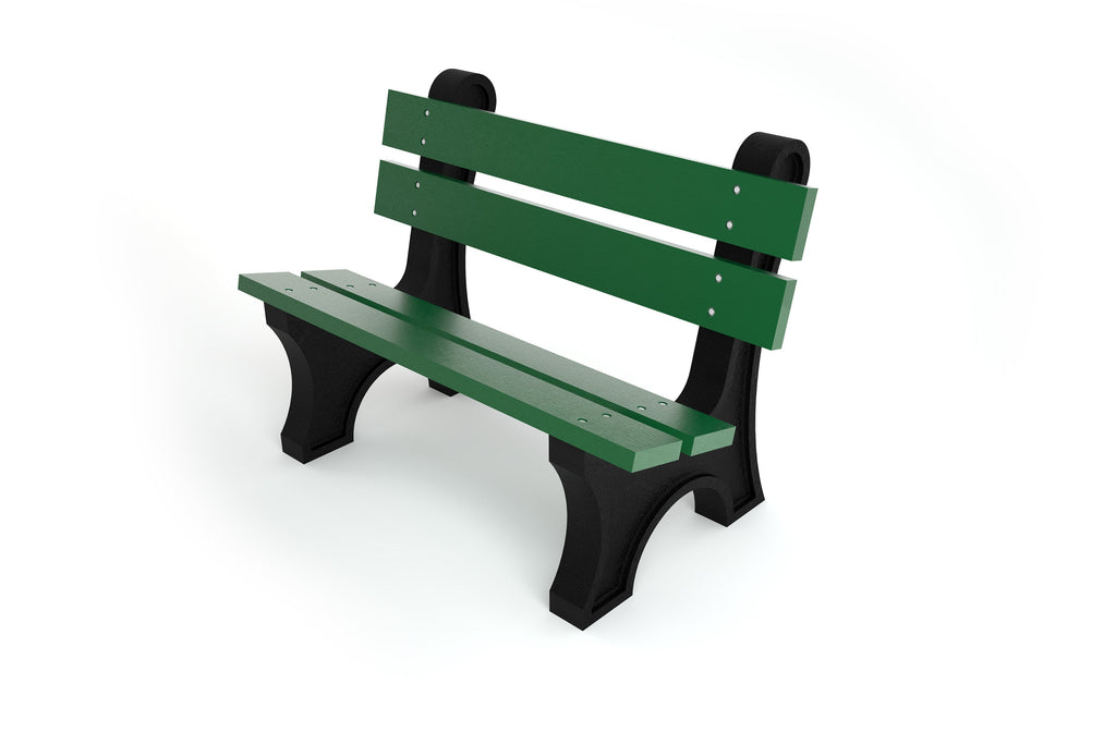Colonial Recycled Plastic Park Bench