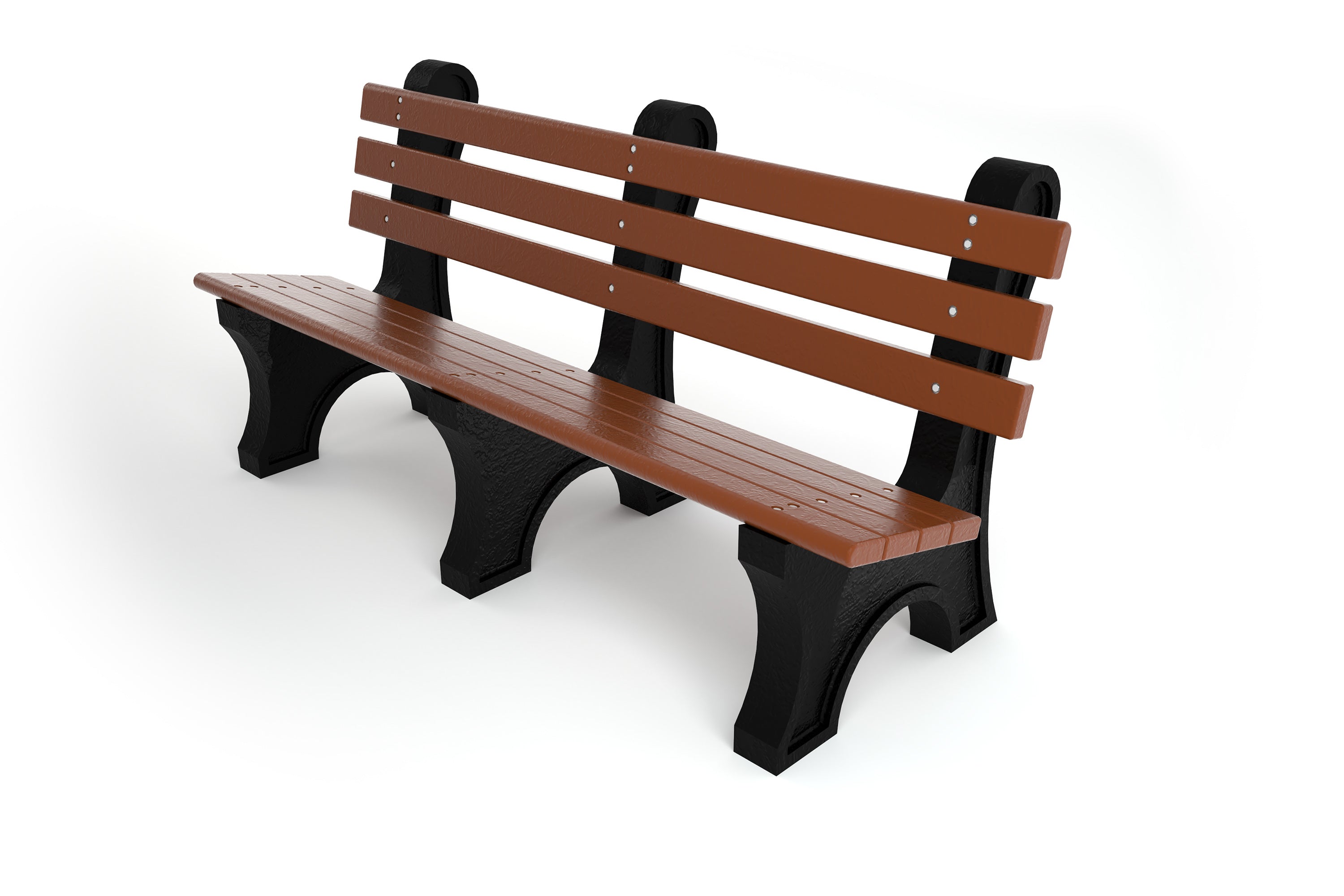 Comfort Park Avenue Recycled Plastic Park Bench