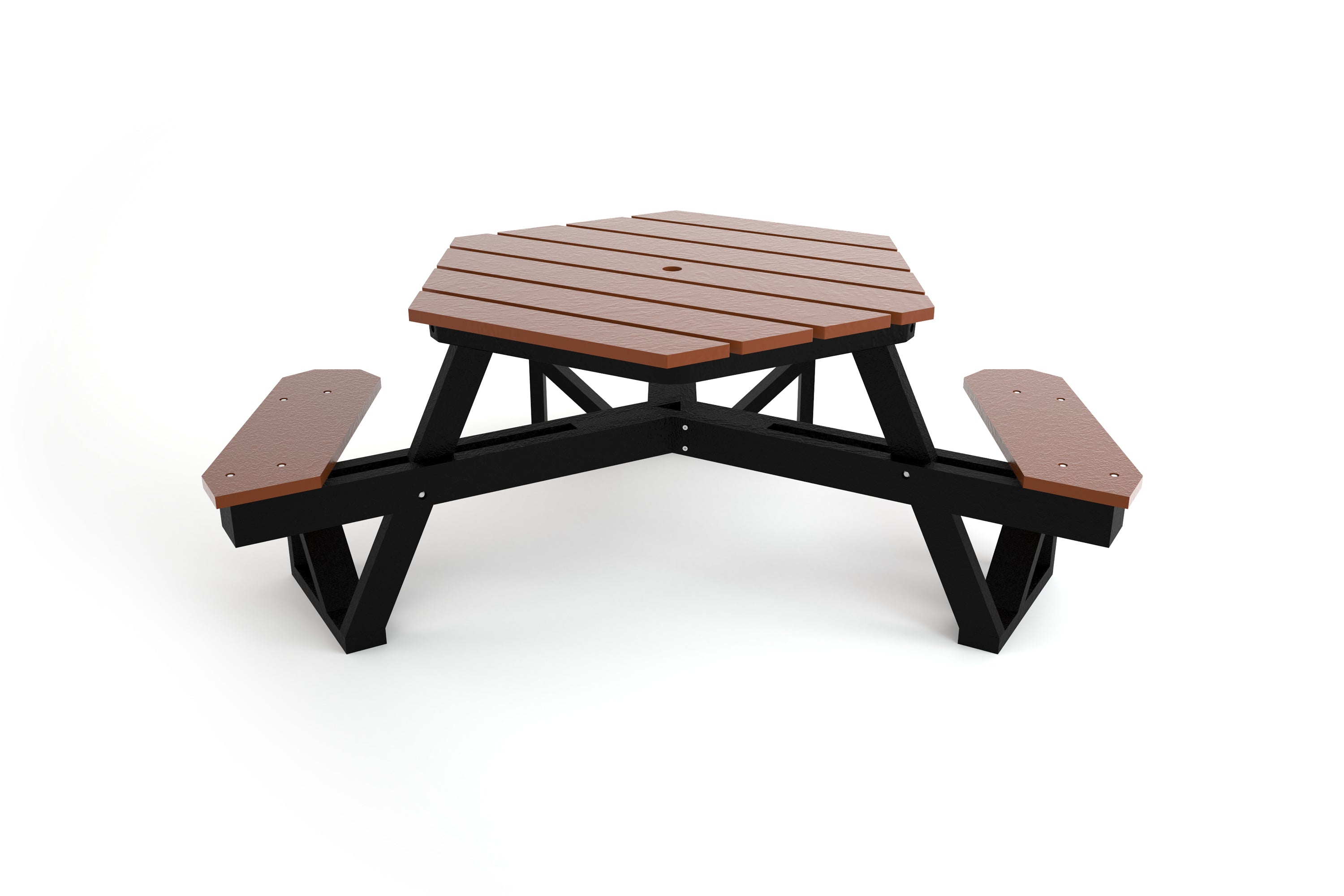 Hex Recycled Plastic Picnic Table