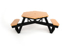 Hex Recycled Plastic Picnic Table