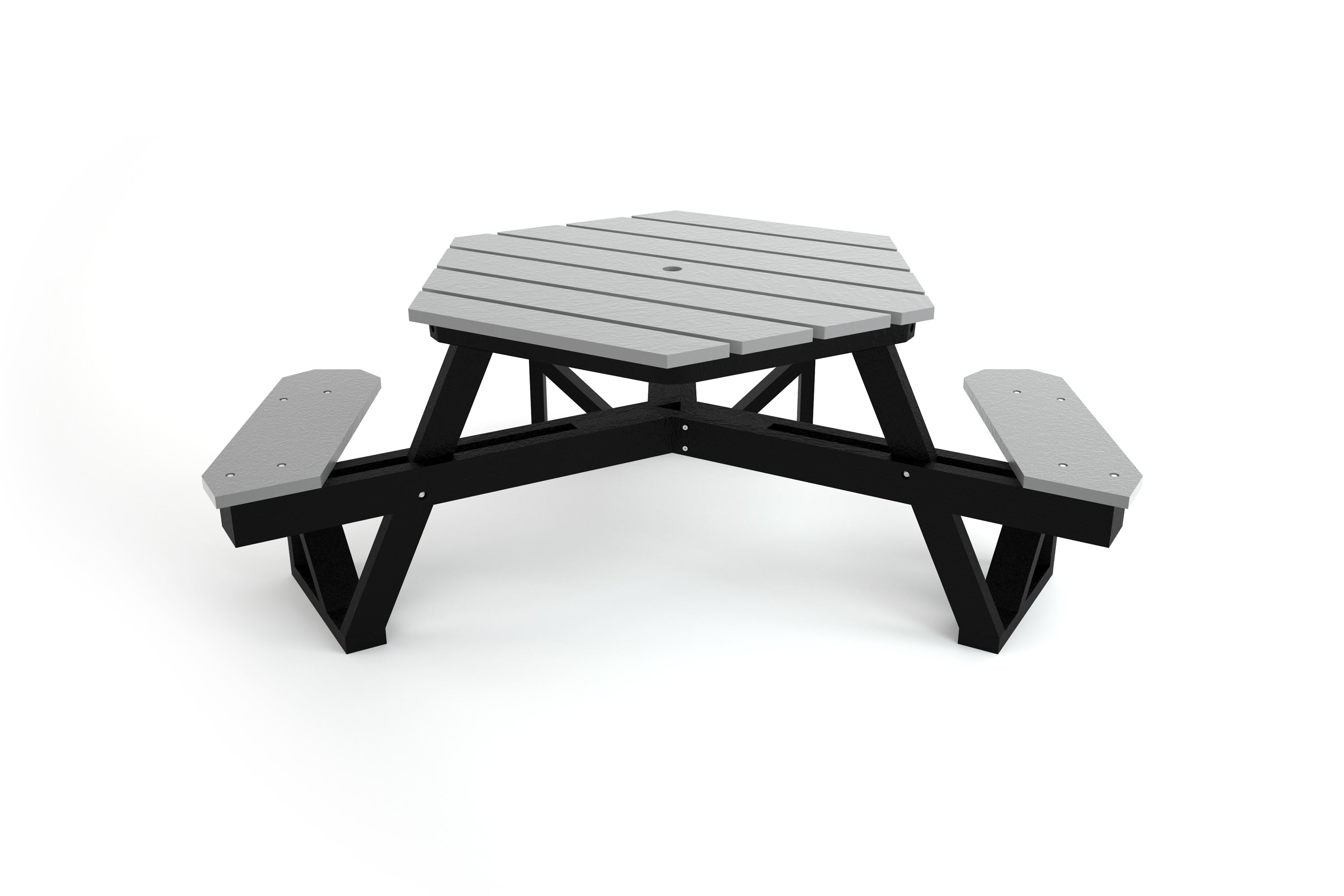 Hex Recycled Plastic Picnic Table