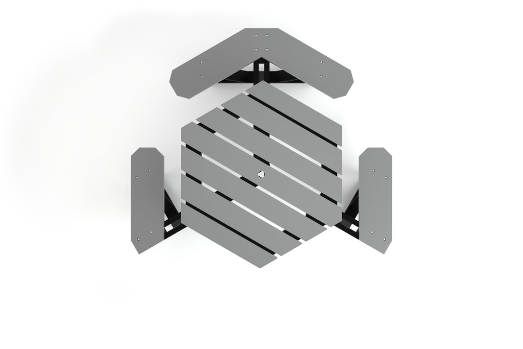 Hex Recycled Plastic Picnic Table