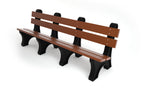 Colonial Recycled Plastic Park Bench