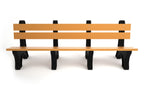 Colonial Recycled Plastic Park Bench