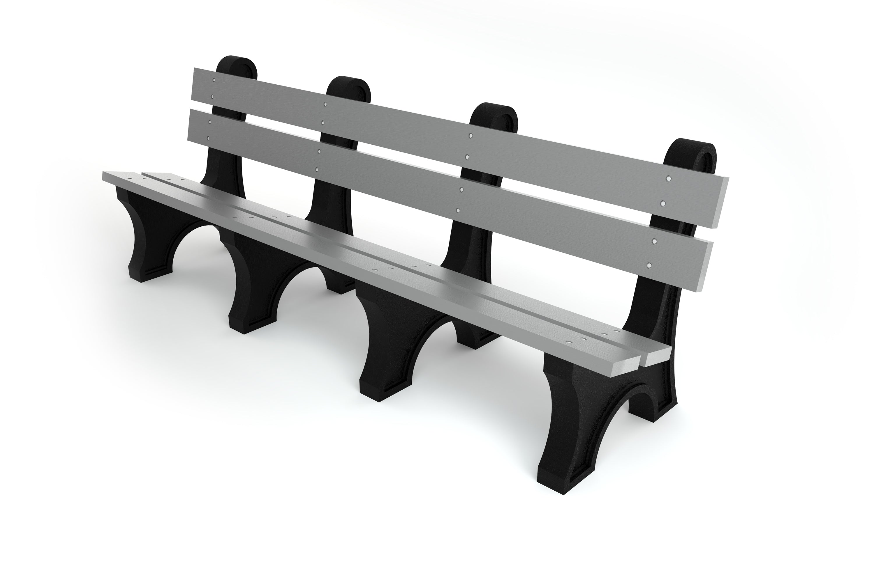 Colonial Recycled Plastic Park Bench