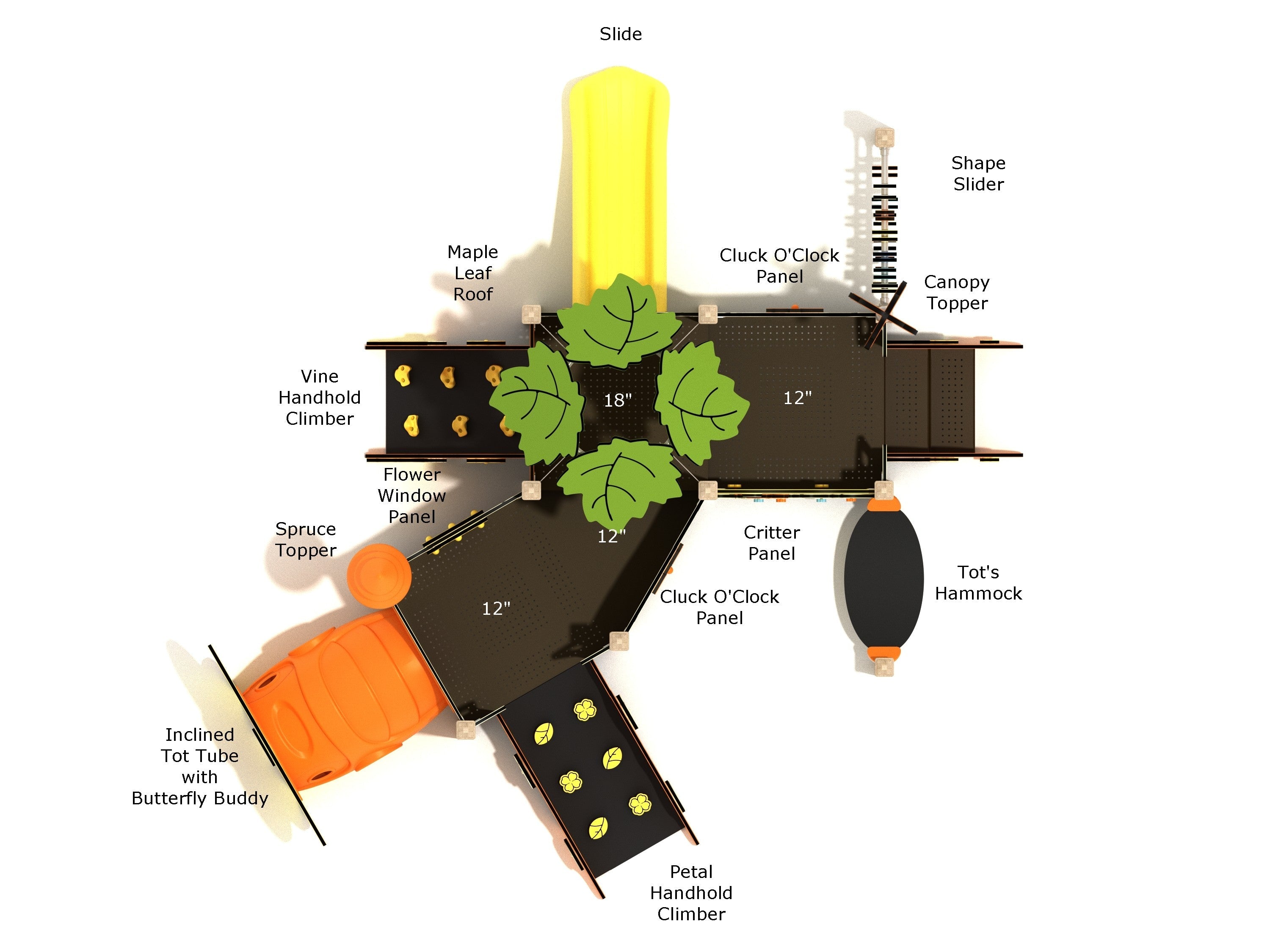 Dogwood Canopy Mini Play Structure