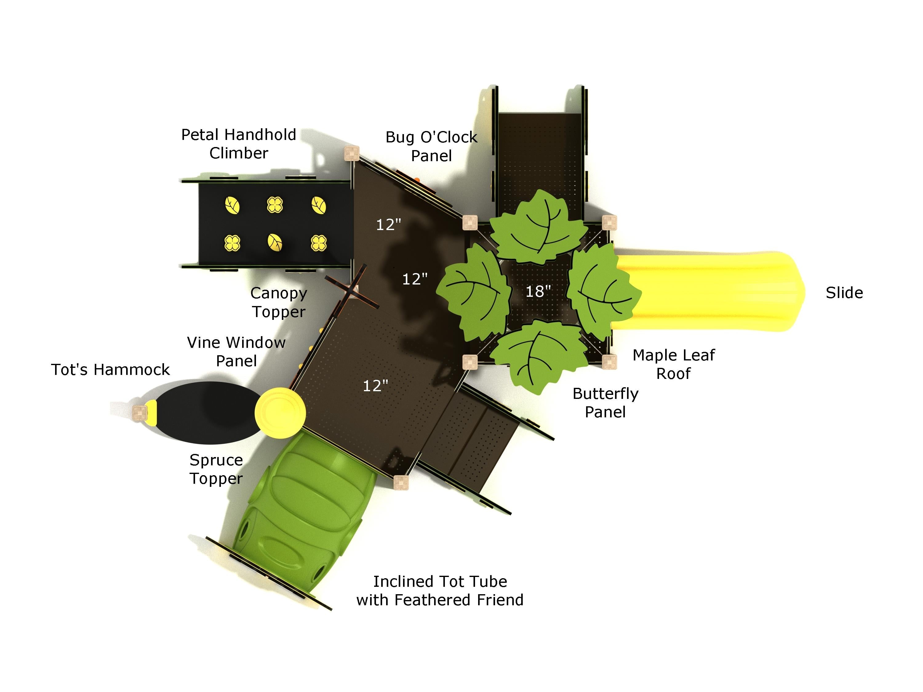 Forsythia Canopy Mini Play Structure