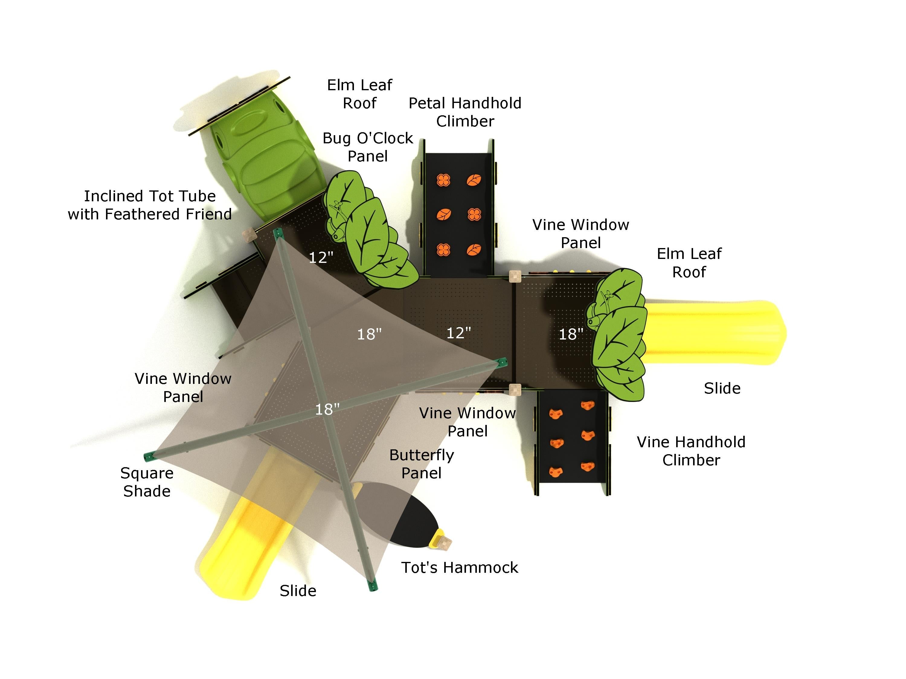 Holly Canopy Mini Play Structure