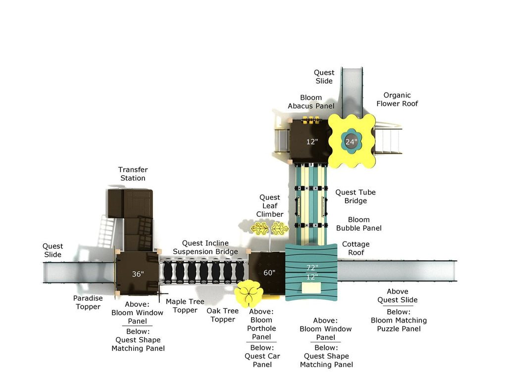 Quaking Aspen Canopy Quest Play Structure