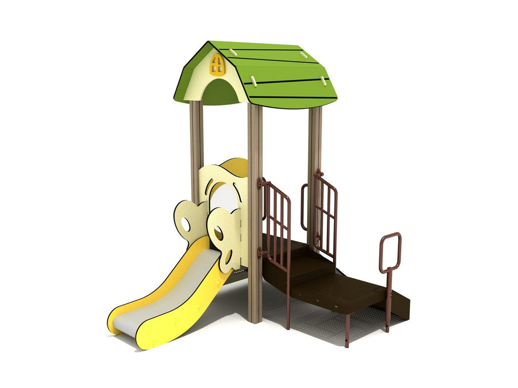 Peach Oak Canopy Quest Play Structure