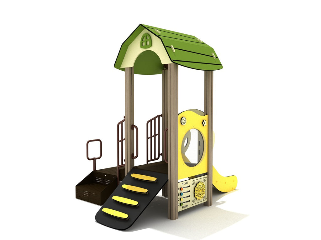 Peach Oak Canopy Quest Play Structure