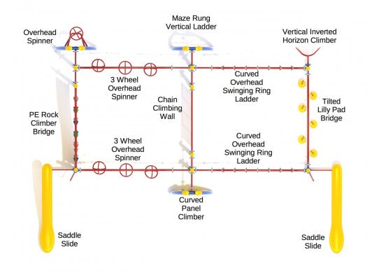 Whitney Fitness Course Playground