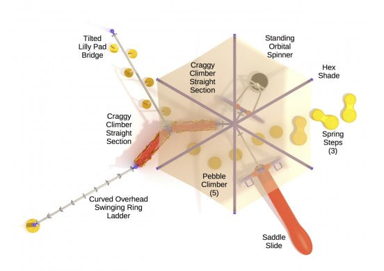 Sequoia Crest Fitness Course Playground
