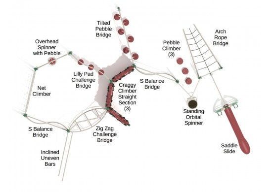 Pine Valley Fitness Course Playground