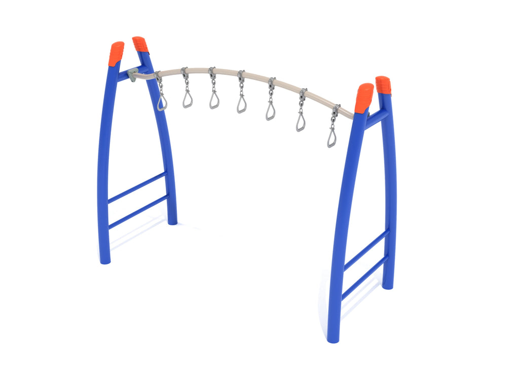 Curved Post Curved Overhead Swinging Ring Ladder