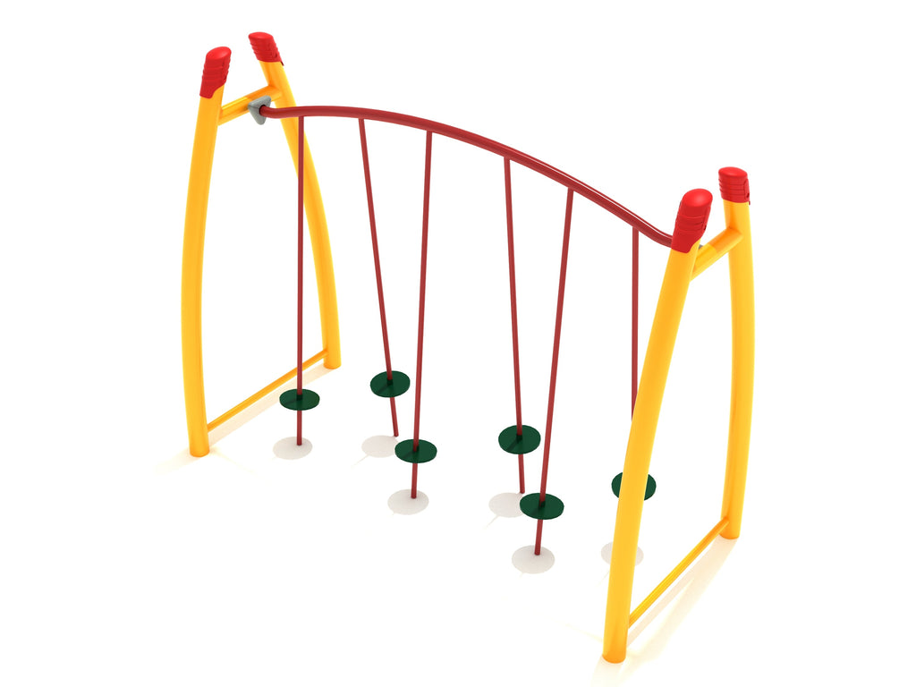 Curved Post Tilted Lily Pad Bridge