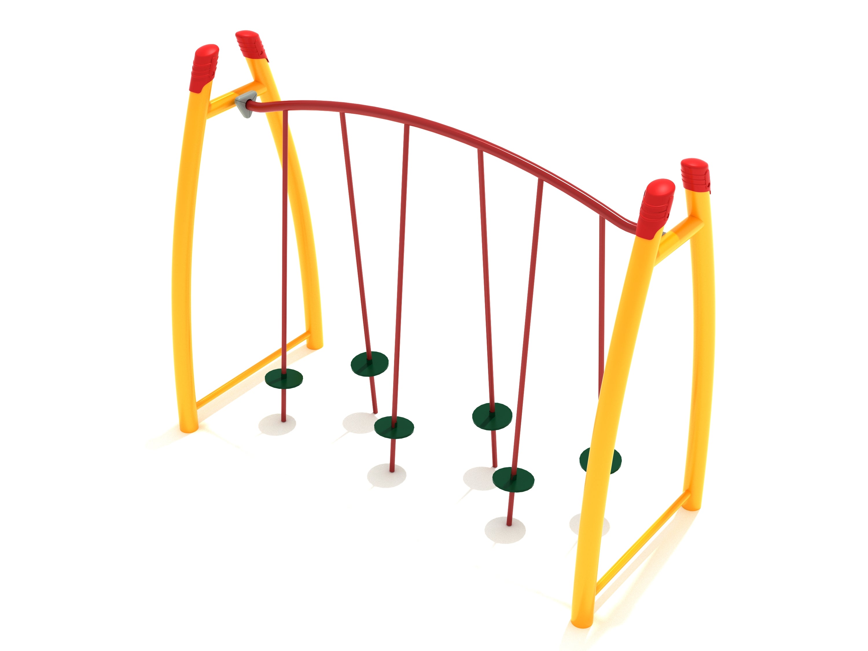 Curved Post Tilted Lily Pad Bridge