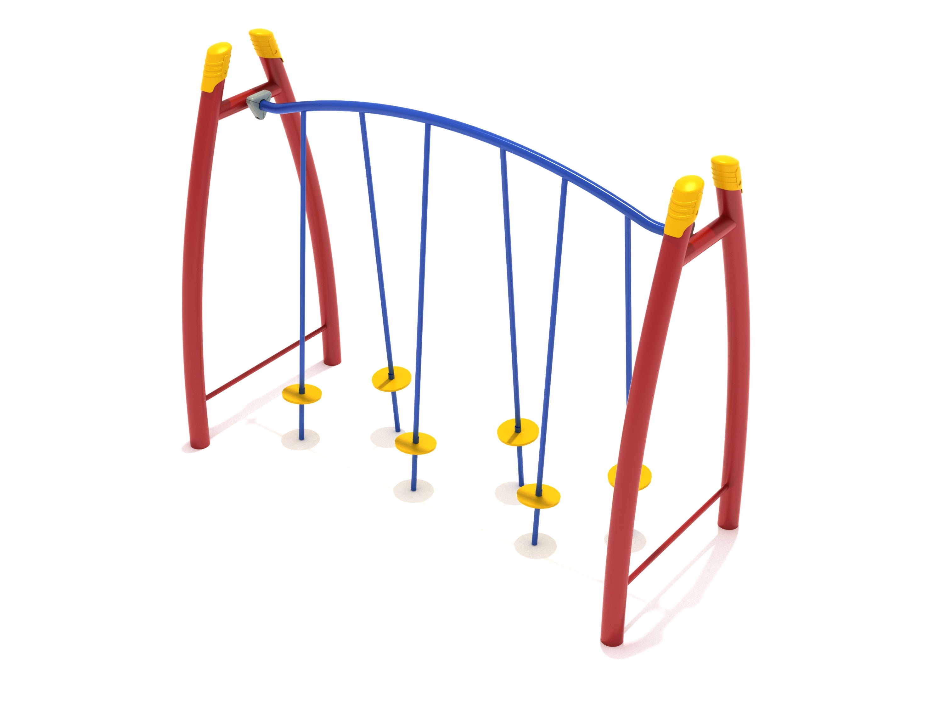 Curved Post Tilted Lily Pad Bridge