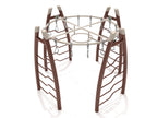 Curved Post Circle Overhead Swinging Ring Ladder