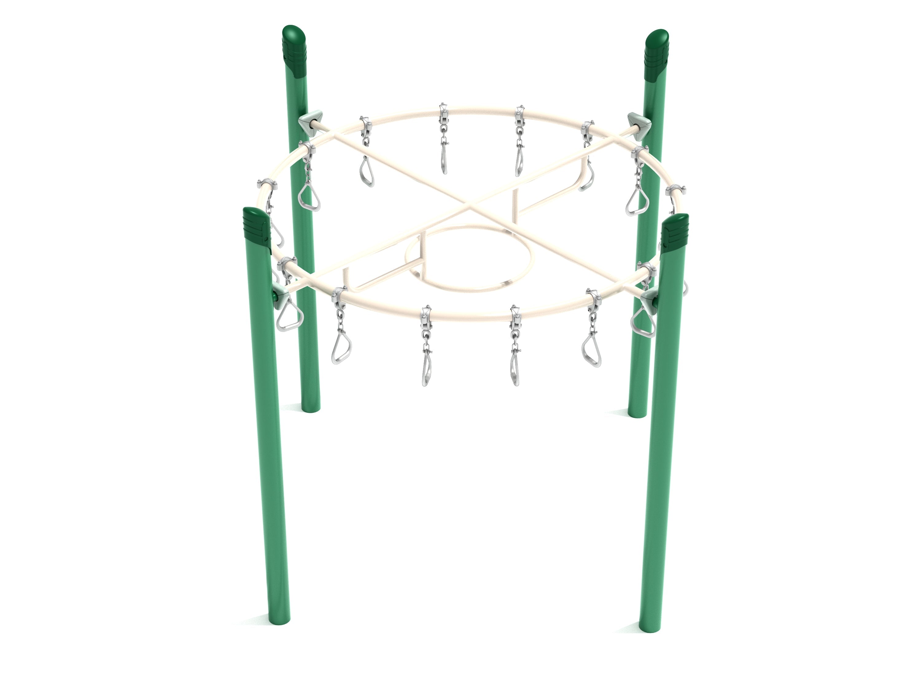 Single Post Circle Overhead Swinging Ring Ladder