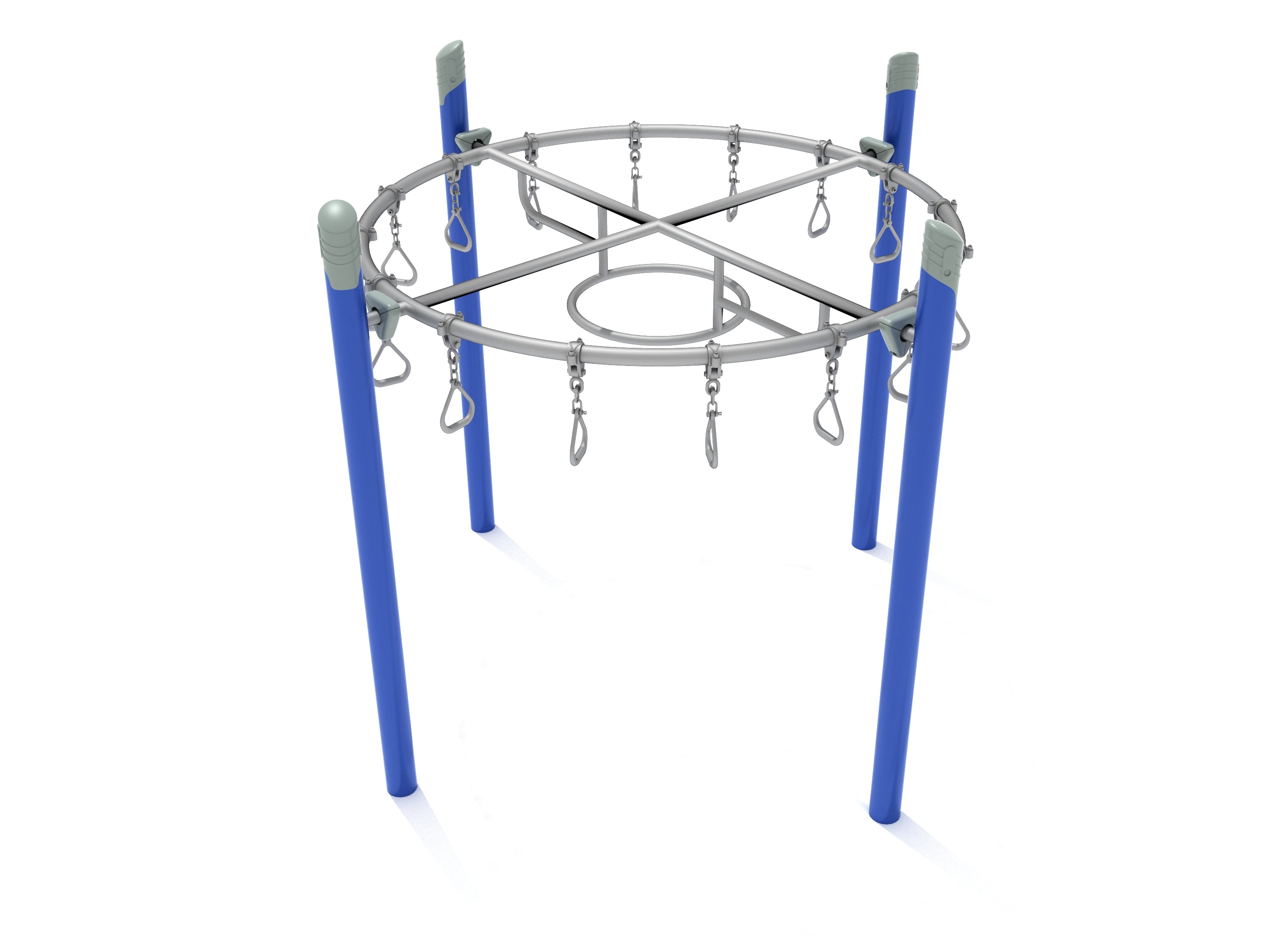 Single Post Circle Overhead Swinging Ring Ladder