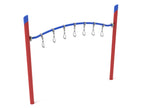 Single Post Curved Overhead Swinging Ring Ladder
