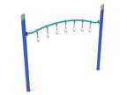 Single Post Curved Overhead Swinging Ring Ladder