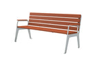 Plaza Recycled Plastic Park Bench