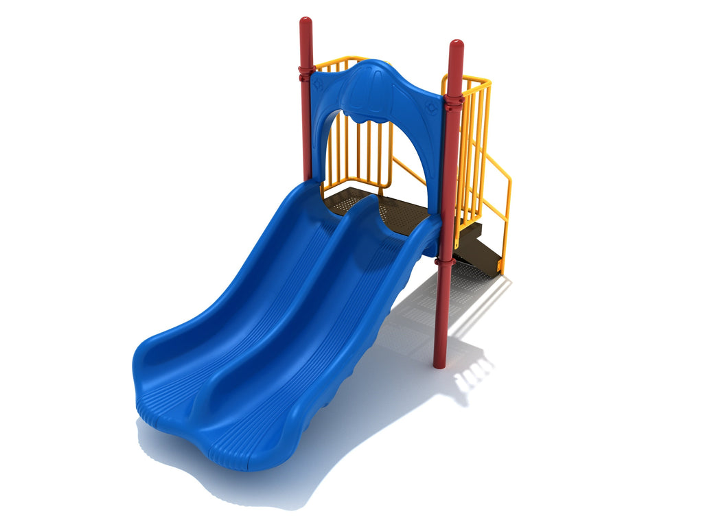 Double Straight Slide - 3 Foot Deck