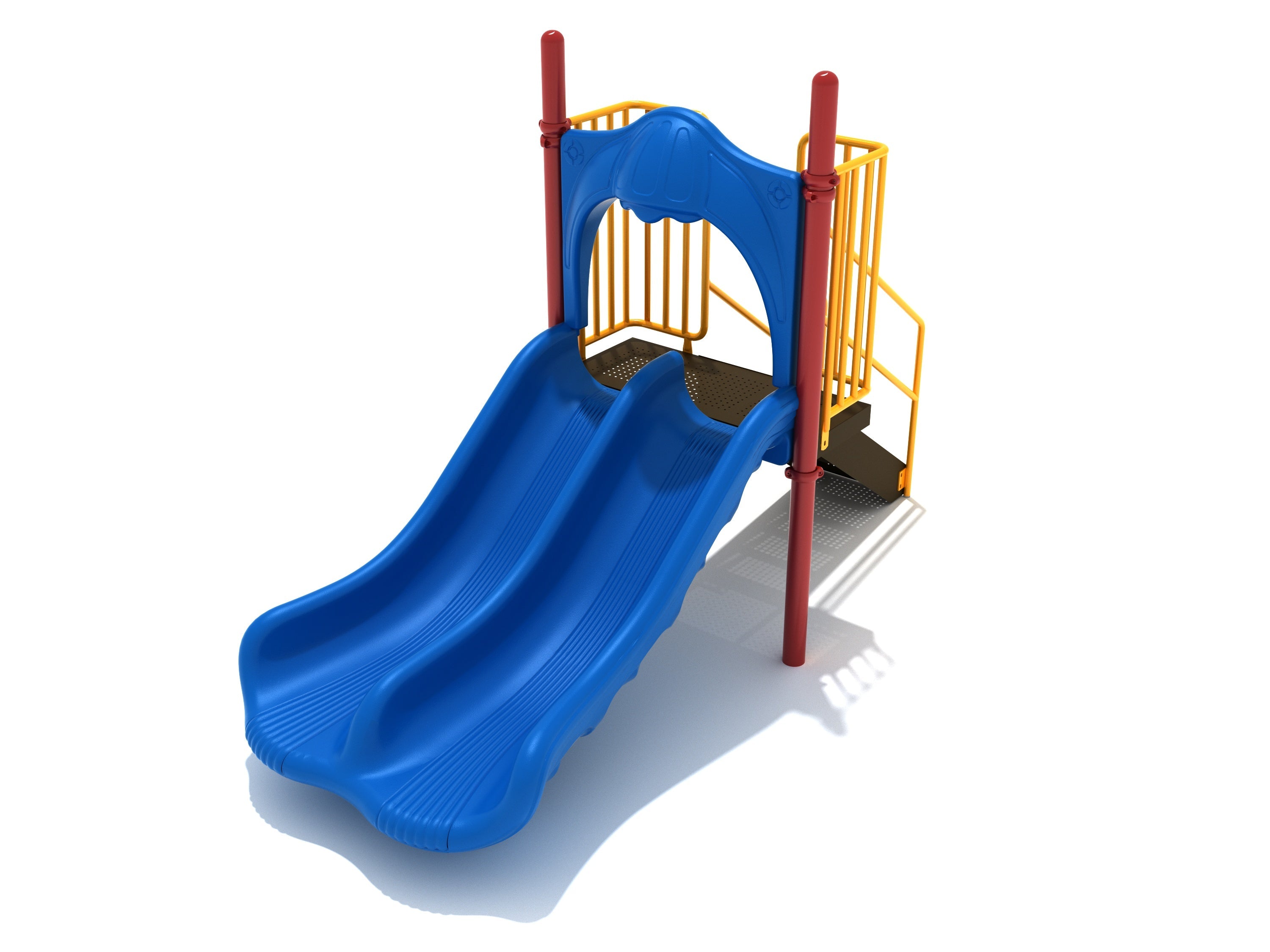 Double Straight Slide - 3 Foot Deck