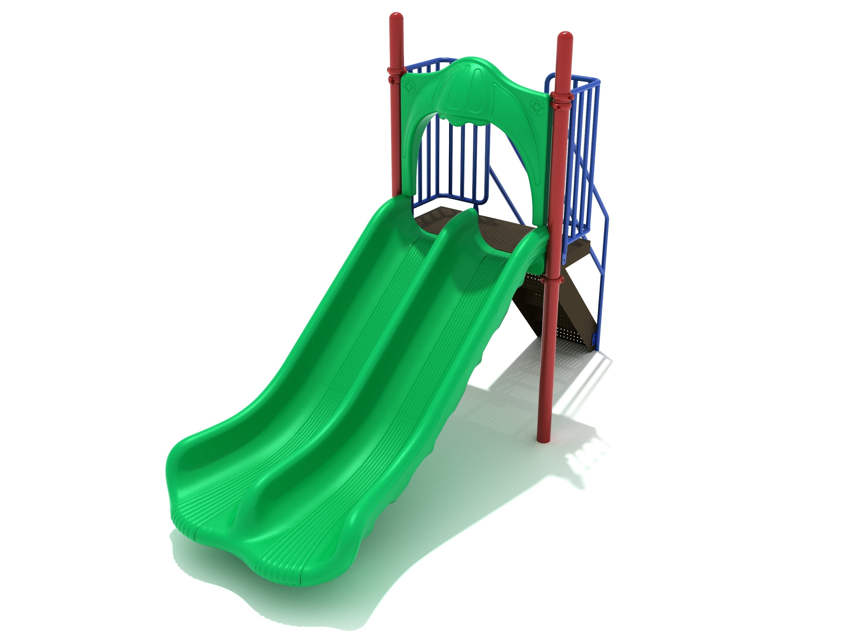 Double Straight Slide - 4 Foot Deck