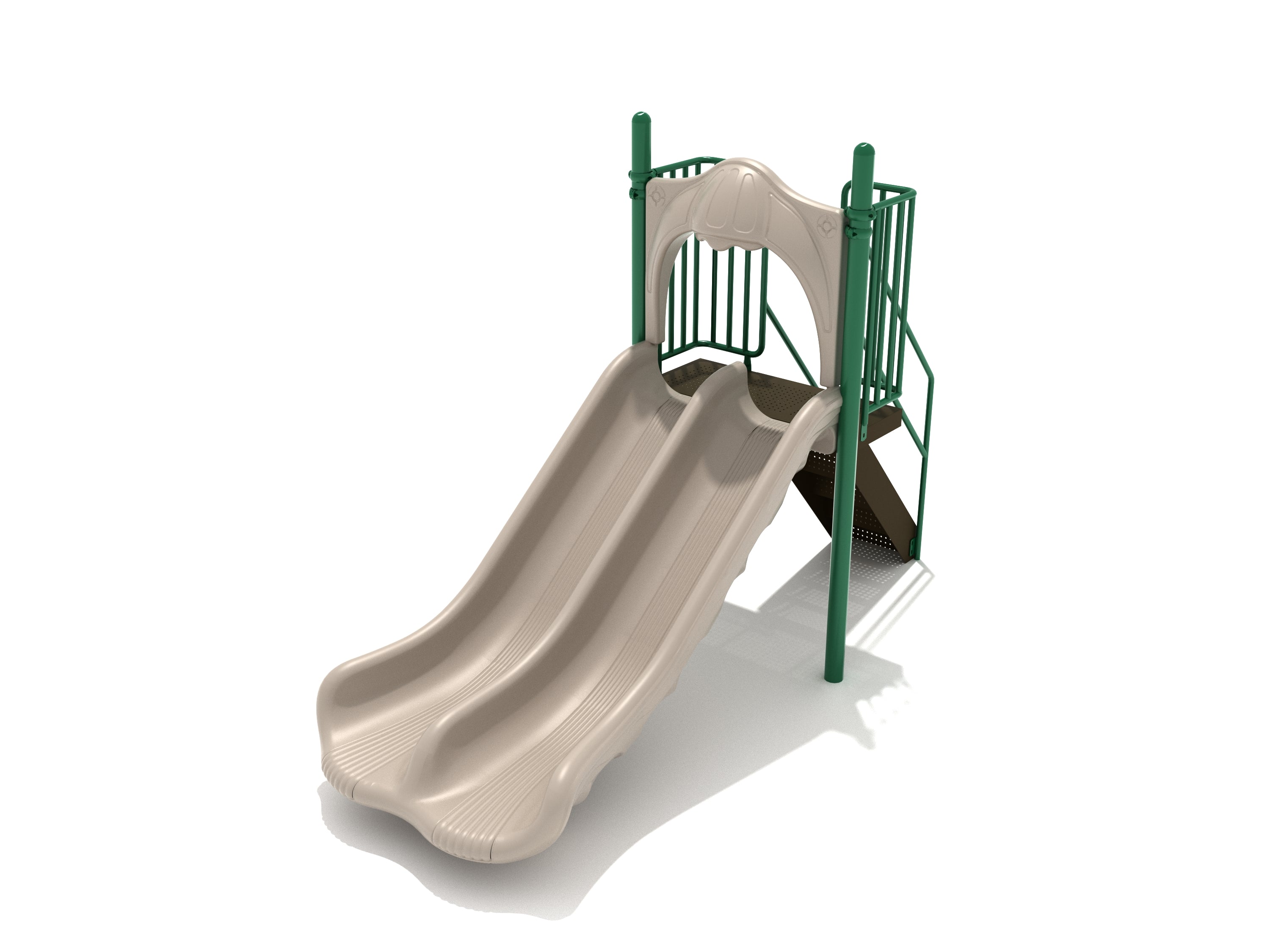Double Straight Slide - 4 Foot Deck