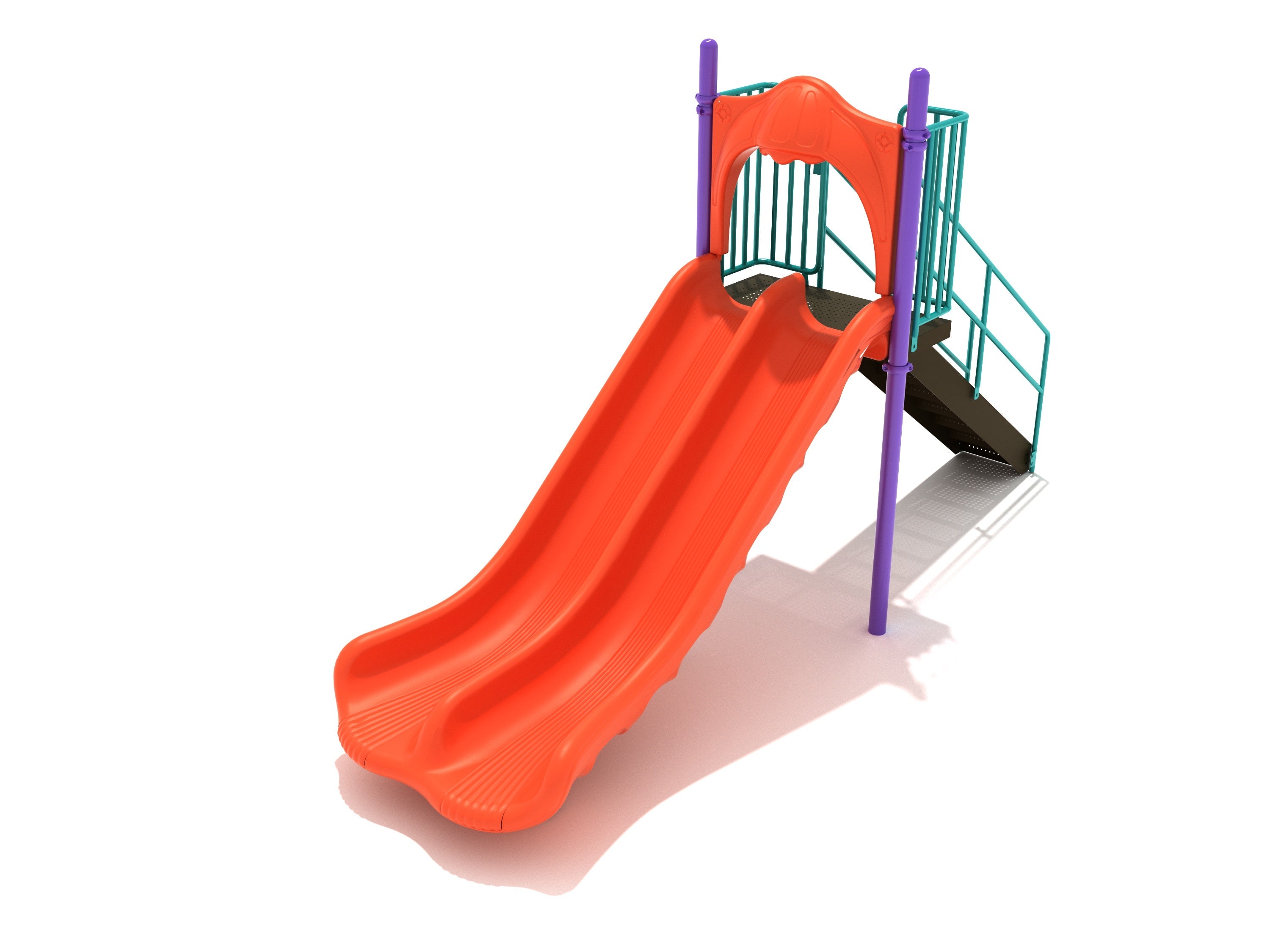 Double Straight Slide - 5 Foot Deck
