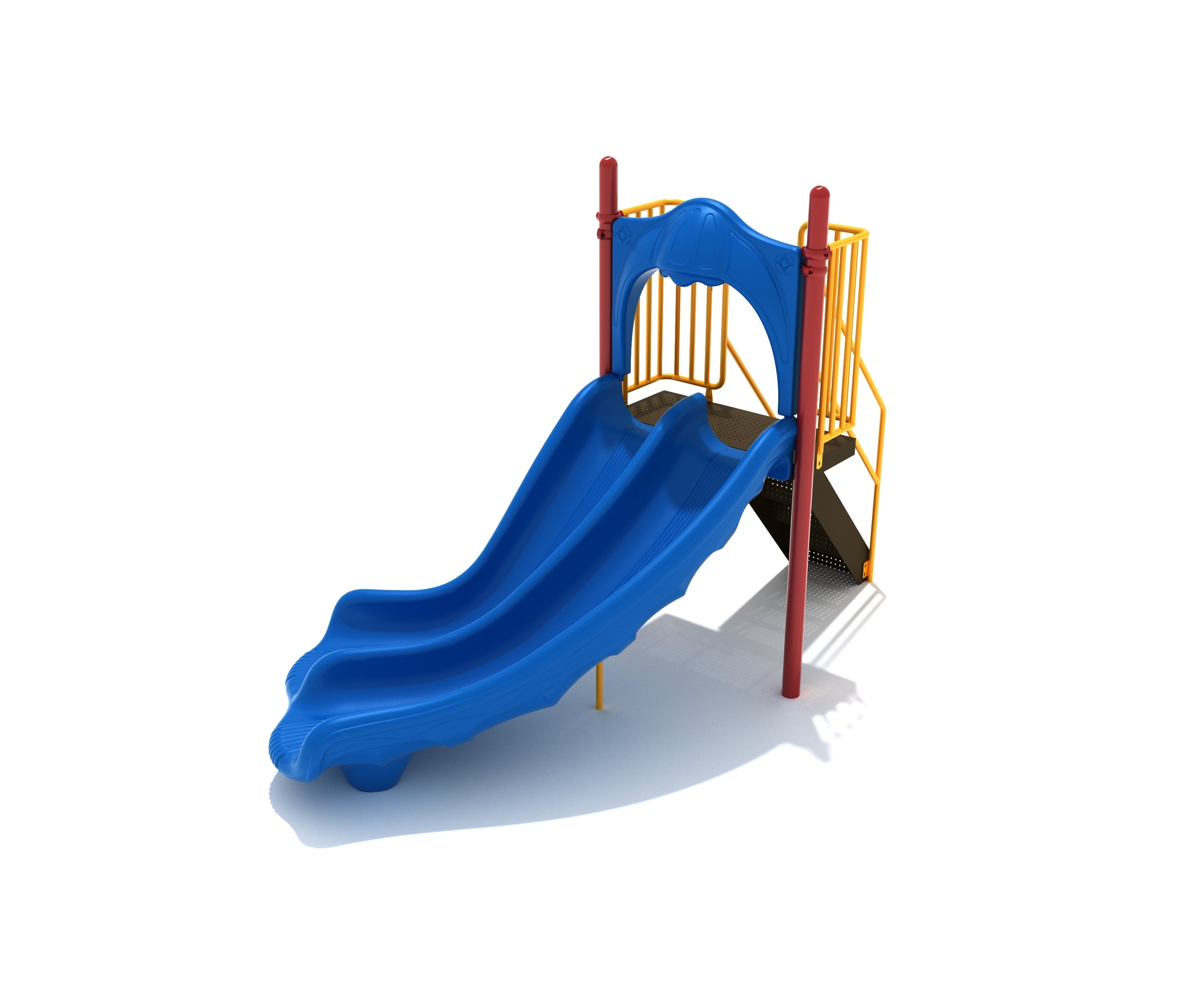 Double Right Turn Slide - 4 Foot Deck