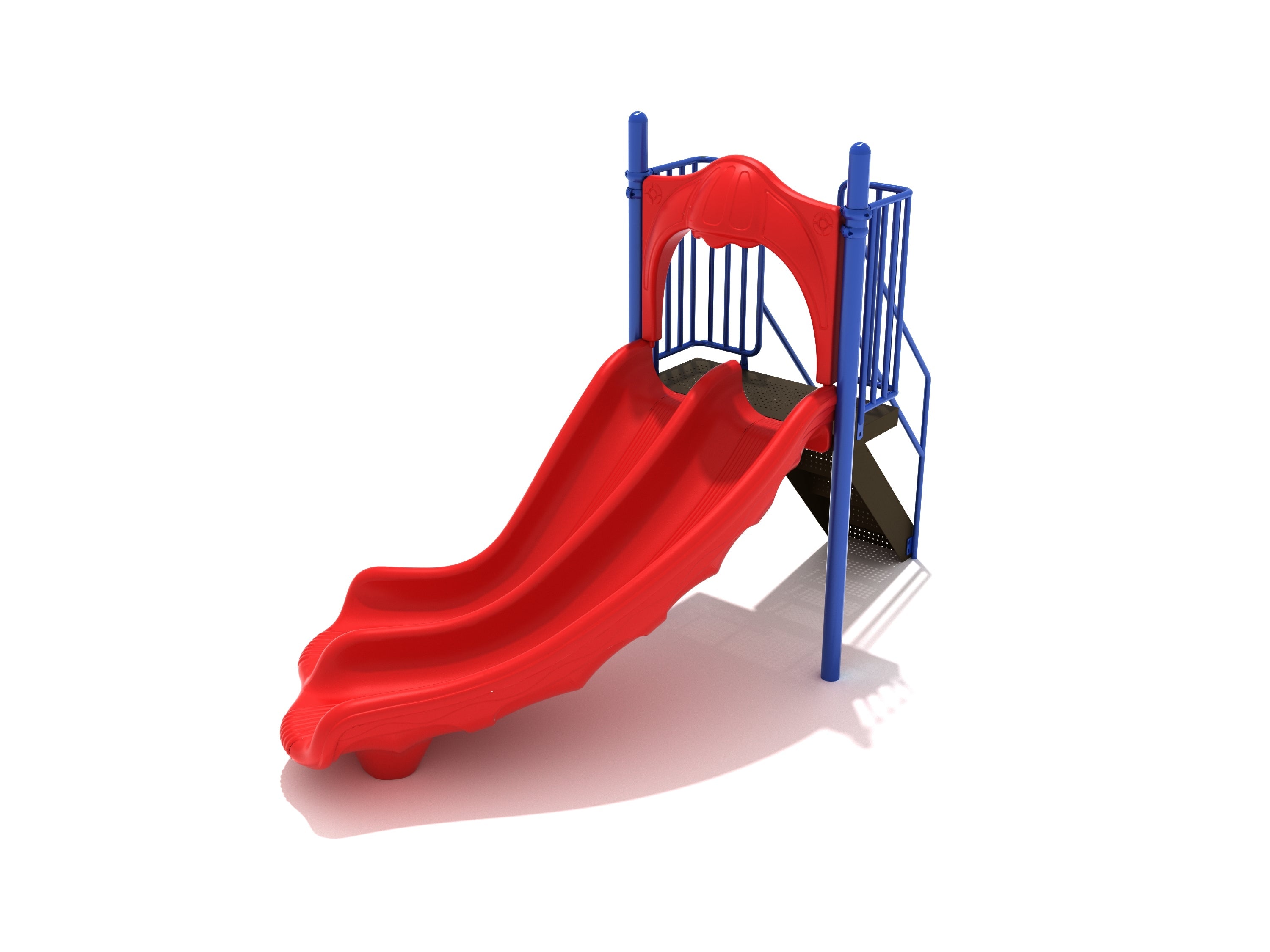 Double Right Turn Slide - 4 Foot Deck