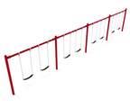 Single Post Swing Set