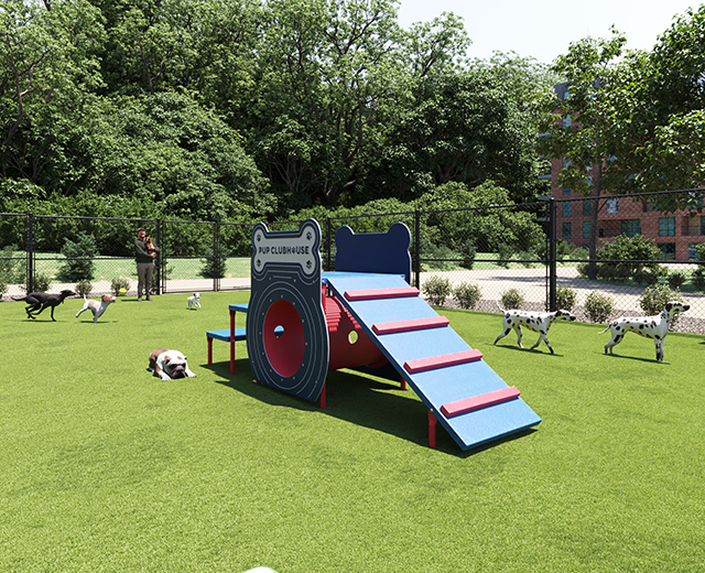 Pup Clubhouse (dog bone)